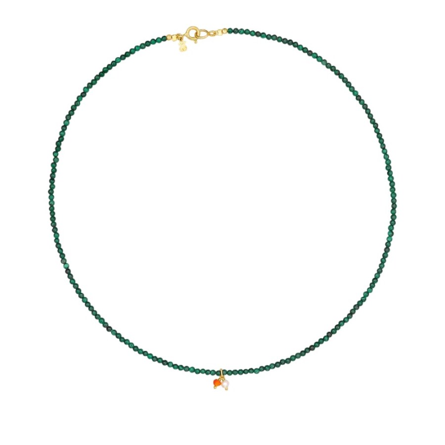 Tous Korálkový malachitový náhrdelník Camille 1003730800 - Náhrdelníky Náhrdelníky s&nbsp;korálky