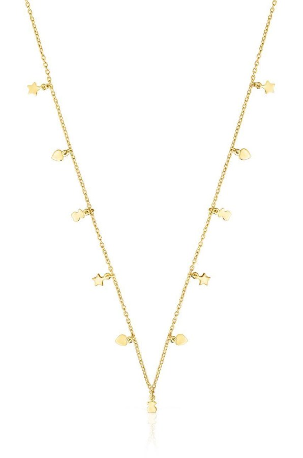 Tous Krásný pozlacený náhrdelník s přívěsky Cool Joy 1003190100 - Náhrdelníky