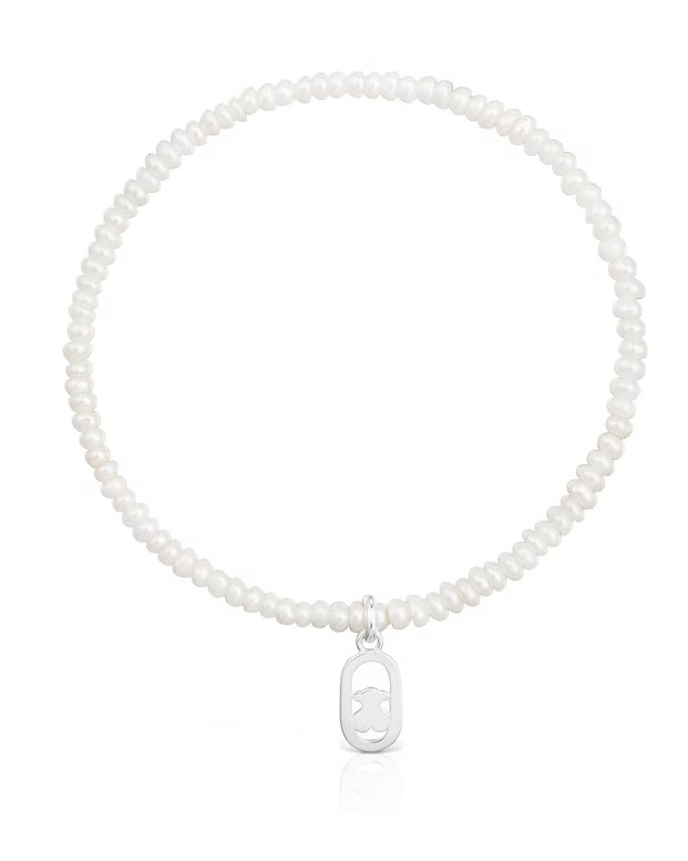 Tous Perlový náramek se stříbrným přívěskem Camille 1004577700