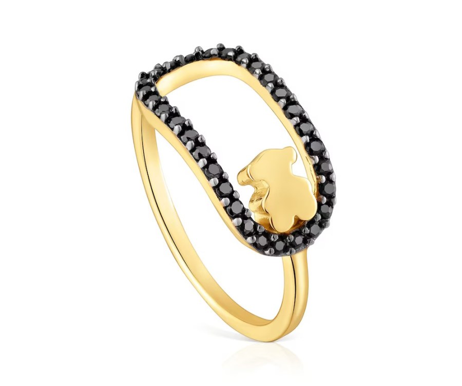 Tous Pozlacený dámský prsten se spinely Camille 10045674 52 mm