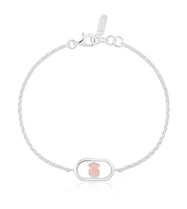 Tous Slušivý stříbrný náramek s&nbsp;křemenem Camille 1004560900 - Náramky Náramky se symboly