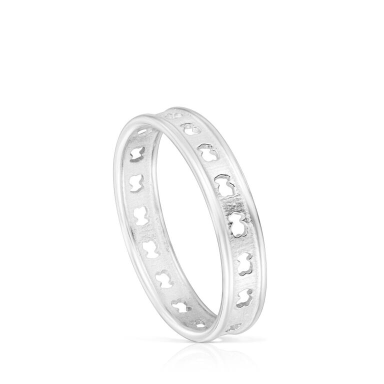 Tous Slušivý stříbrný prsten s medvídky 100371431 50 mm - Prsteny Prsteny bez kamínku