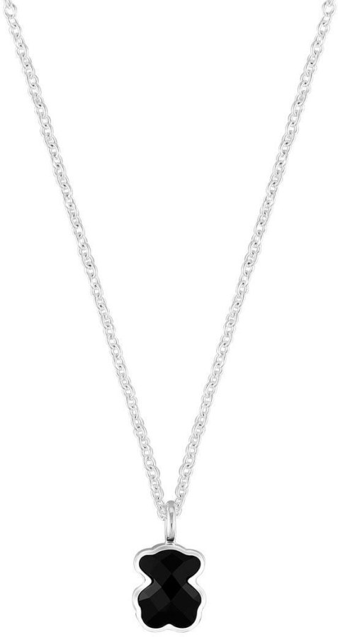 Tous Stříbrný náhrdelník s medvídkem Icon Color 115434540 (řetízek, přívěsek) - Náhrdelníky