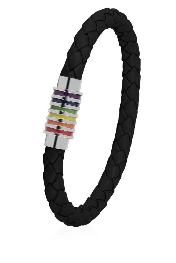 Troli Černý kožený náramek s magnetickou sponou Troli Černý kožený náramek s magnetickou sponou - Náramky Kožené náramky
