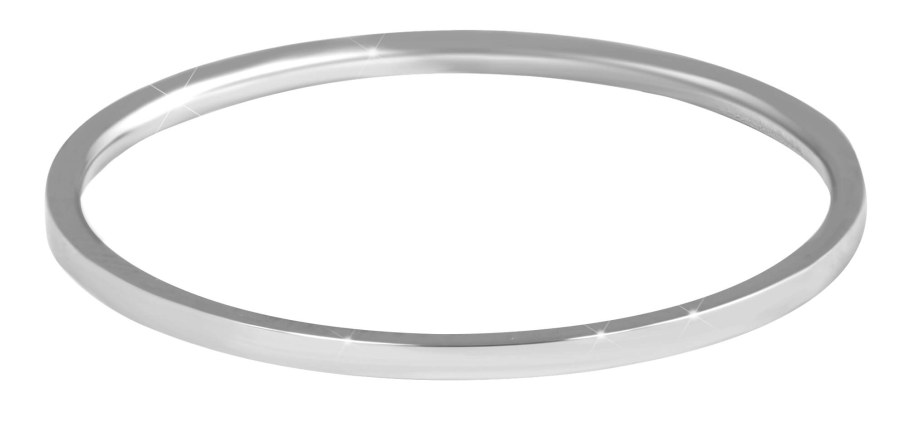 Troli Elegantní minimalistický prsten z oceli Silver 49 mm - Prsteny Prsteny bez kamínku