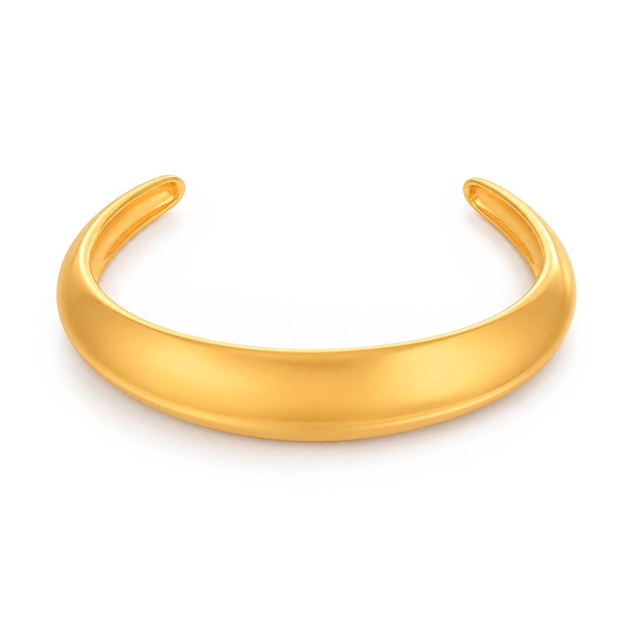 Troli Elegantní pevný náramek z&nbsp;pozlacené oceli Gold - Náramky Pevné náramky