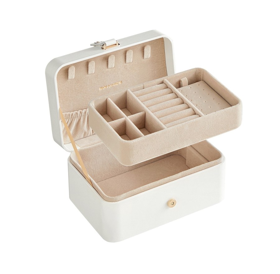 Troli Malá bílá šperkovnice JBC166W01 - Šperkovnice a&nbsp;stojany na šperky Klasické šperkovnice