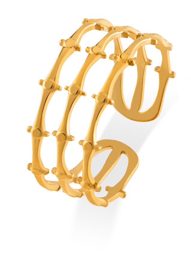 Troli Moderní pozlacený nastavitelný prsten - Prsteny Prsteny bez kamínku