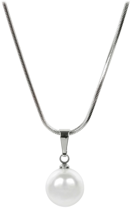 Levien Půvabný náhrdelník Pearl White - Náhrdelníky