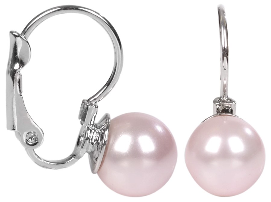 Levien Půvabné perlové náušnice Pearl Rosaline - Náušnice Visací náušnice