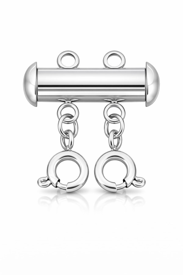 Troli Ocelová oddělovací spona na 2 řetízky a náramky
