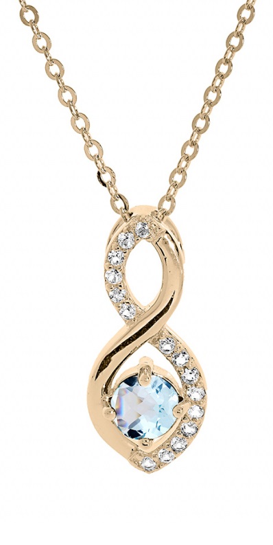 Troli Okouzlující pozlacený náhrdelník se zirkony PO/SP08340TZ - Náhrdelníky