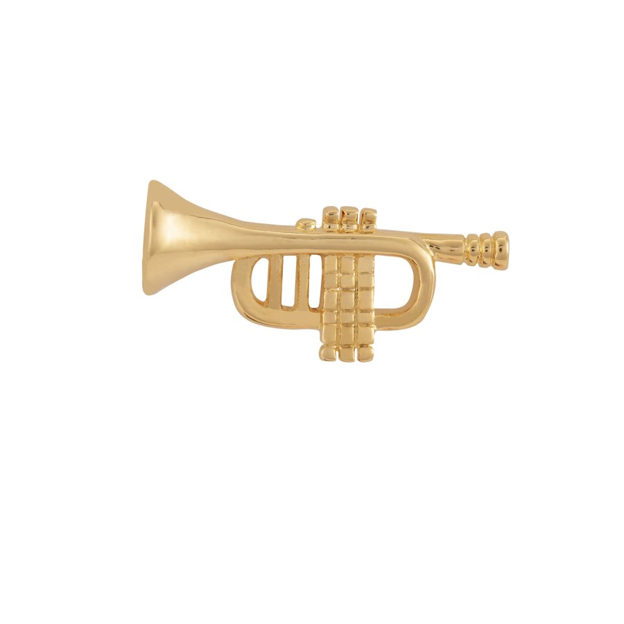 Troli Originální pozlacená brož Trumpeta KS-205 - Brože