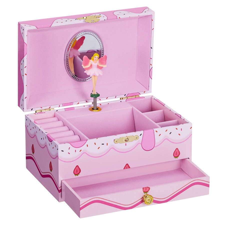 Troli Růžová dětská hrací šperkovnice Balerína - Šperkovnice a&nbsp;stojany na šperky Klasické šperkovnice