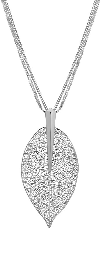 Troli Stříbrný náhrdelník s vavřínovým listem Laurel - Náhrdelníky