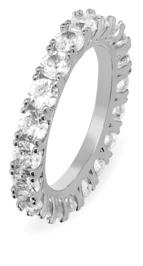 Troli Třpytivý prsten se zirkony VBR039S-B 54 mm - Prsteny Prsteny s kamínkem