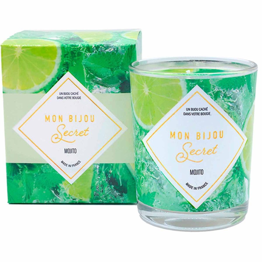 Troli Vonná svíčka 40h se šperkem Mojito CCOMO100 - Náhrdelníky