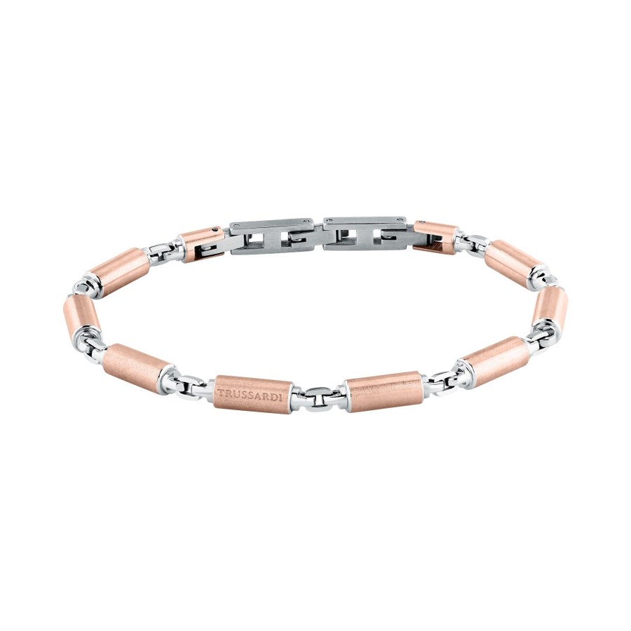 Trussardi Bicolor pánský náramek z oceli T-Steel TJAXV62