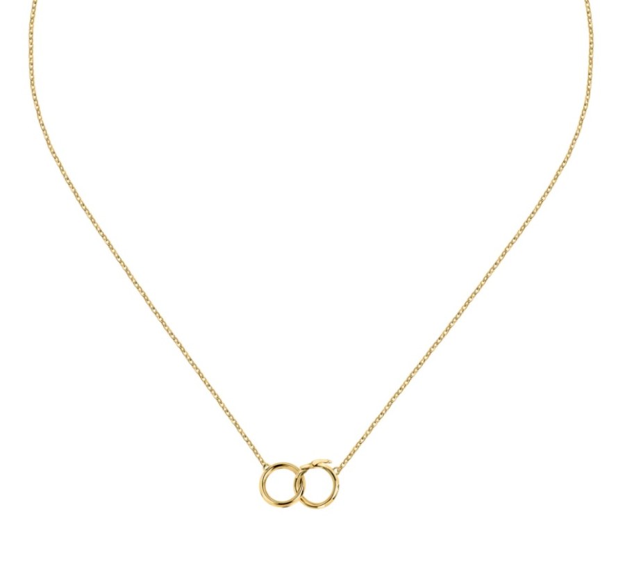 Trussardi Elegantní pozlacený náhrdelník T-Heritage TJAXB07 - Náhrdelníky