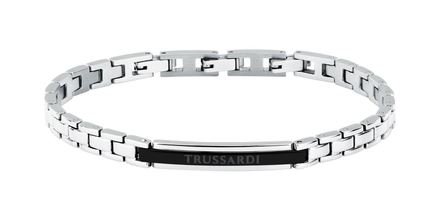 Trussardi Fashion ocelový náramek pro muže T-Steel TJAXV22 Trussardi Fashion ocelový náramek pro muže T-Steel TJAXV22 - Náramky Řetízkové náramky