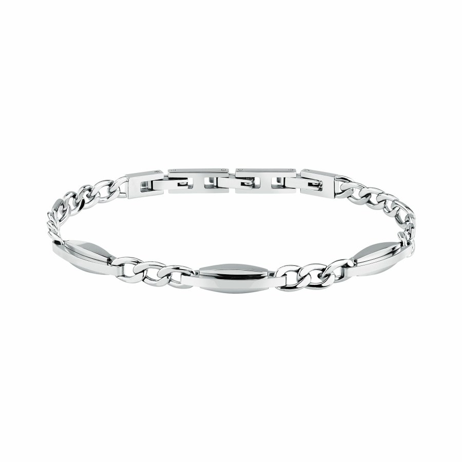 Trussardi Jemný ocelový náramek pro muže T-Steel TJAXV39 - Náramky Řetízkové náramky