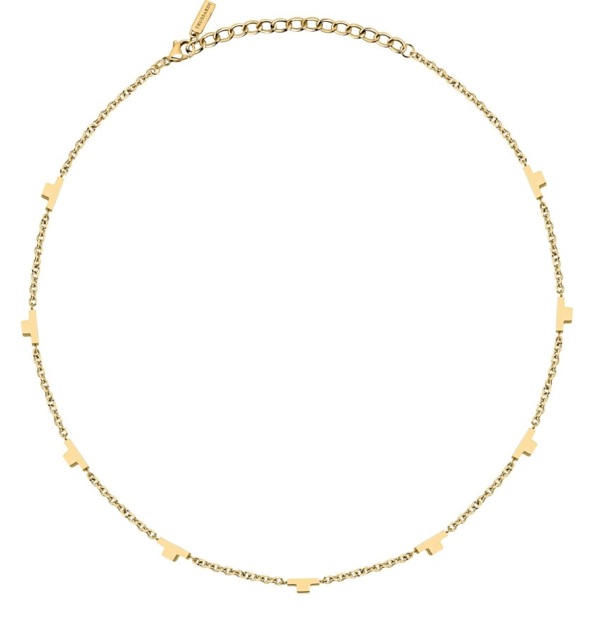 Trussardi Módní pozlacený náhrdelník pro ženy T-Logo TJAXC63 - Náhrdelníky