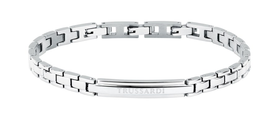 Trussardi Nadčasový ocelový náramek pro muže T-Steel TJAXV24 Trussardi Nadčasový ocelový náramek pro muže T-Steel TJAXV24 - Náramky Řetízkové náramky