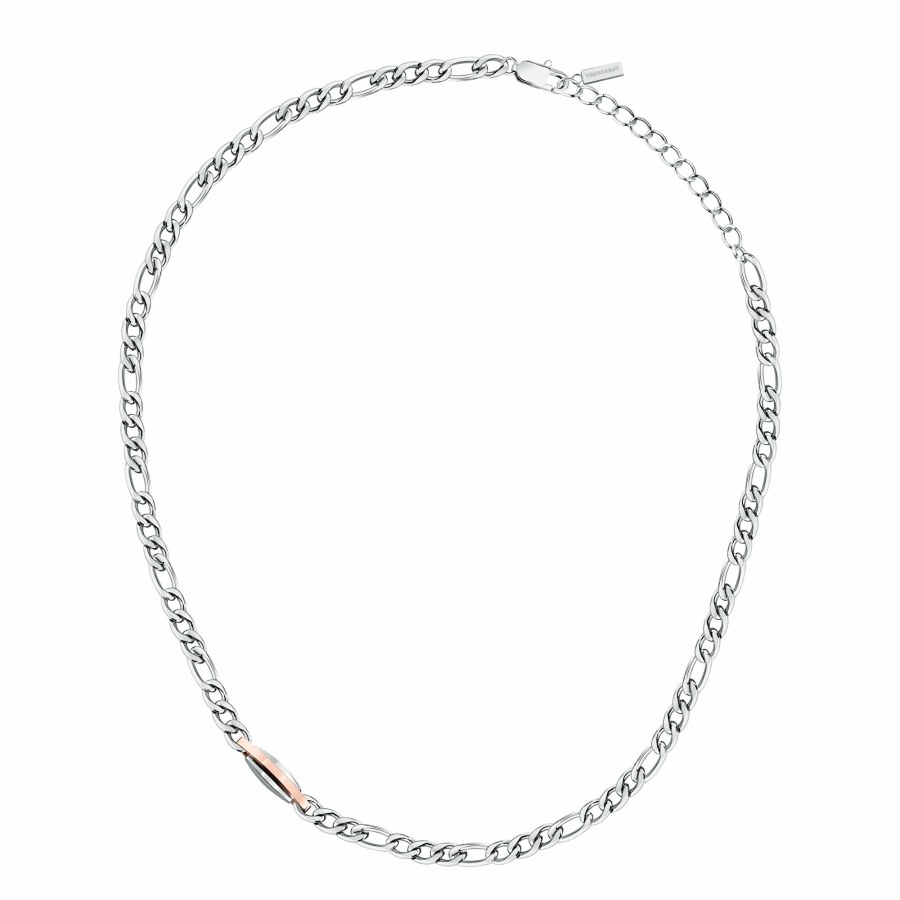 Trussardi Bicolor náhrdelník pro muže z&nbsp;oceli T-Steel TJAXV32 - Náhrdelníky