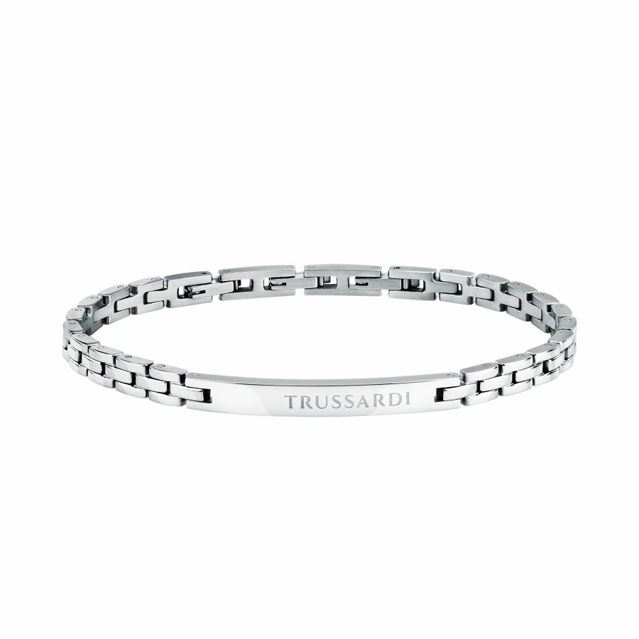 Trussardi Originální ocelový náramek T-Steel TJAXV15 - Náramky Řetízkové náramky