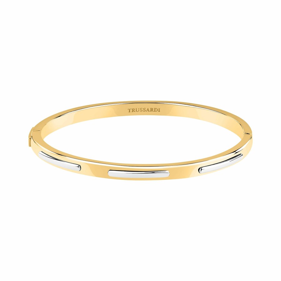 Trussardi Pevný bicolor náramek Concept TJAYY05 Trussardi Pevný bicolor náramek Concept TJAYY05 - Náramky Pevné náramky