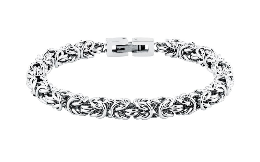 Trussardi Výrazný pánský náramek z&nbsp;oceli T-Steel TJAXV55 - Náramky Řetízkové náramky