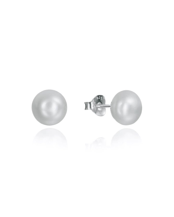 Viceroy Elegantní minimalistické náušnice s perlou Clasica 5090E000-67 0,7 cm - Náušnice Pecky