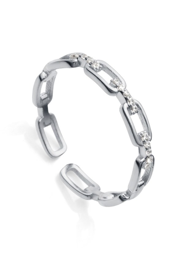 Viceroy Elegantní otevřený prsten ze stříbra Elegant 13044A01 52 - 53 mm - Prsteny Otevřené prsteny