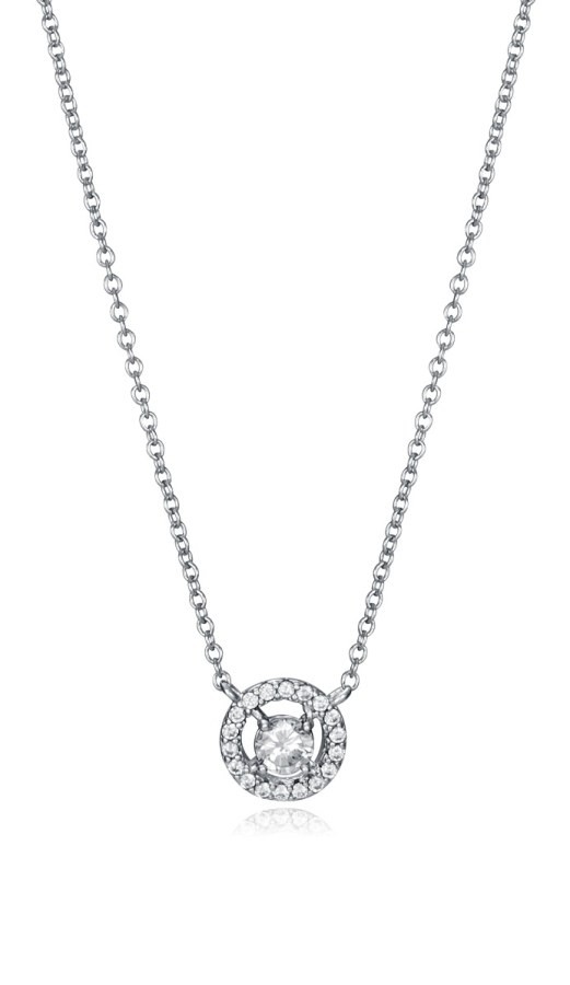Viceroy Elegantní stříbrný náhrdelník se zirkony Clasica 13013C000-30 - Náhrdelníky
