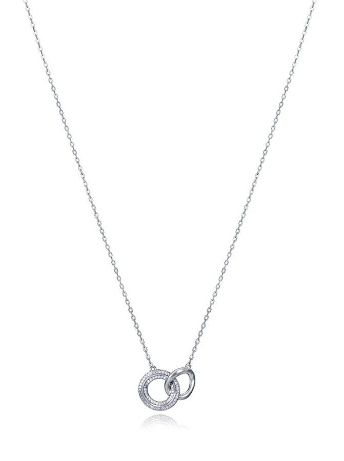 Viceroy Módní stříbrný náhrdelník se zirkony Clasica 13163C000-30 - Náhrdelníky