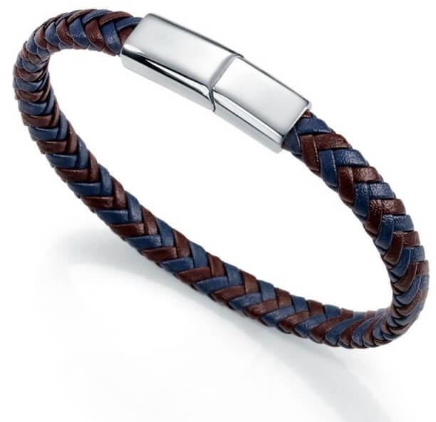 Viceroy Pánský kožený náramek Fashion 6373P09013 - Náramky Kožené náramky