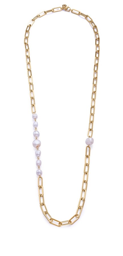 Viceroy Půvabný pozlacený náhrdelník s perlami Chic 14093C01012 - Náhrdelníky