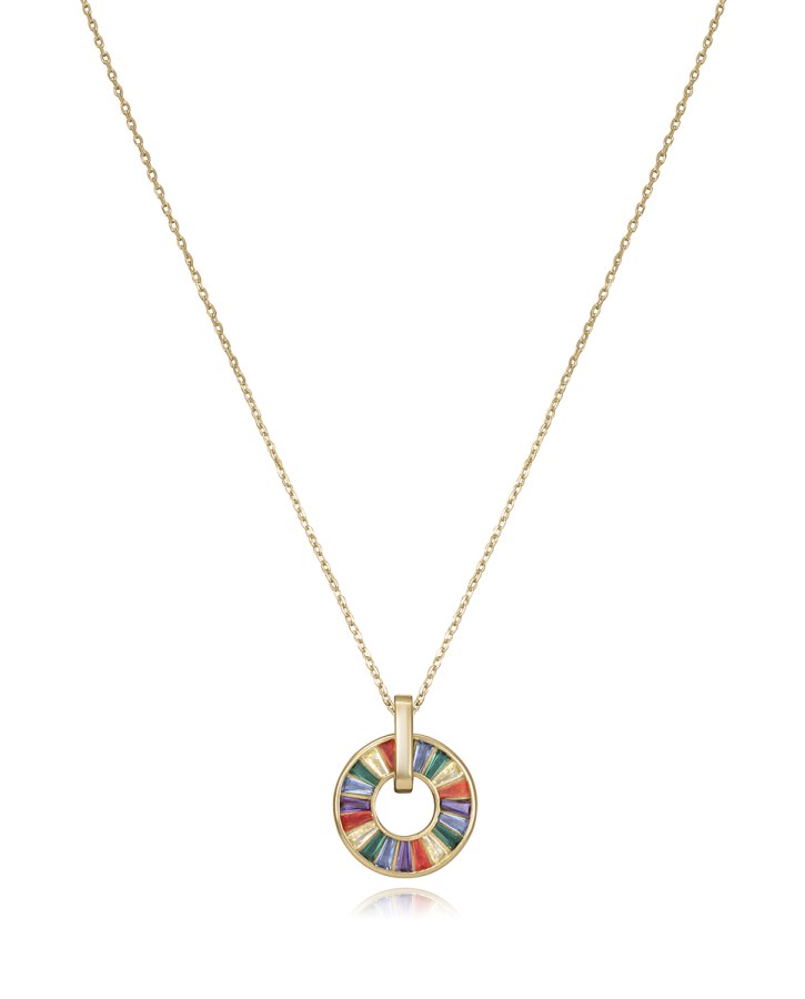 Viceroy Půvabný pozlacený náhrdelník se zirkony Elegant 15115C000-39 - Náhrdelníky