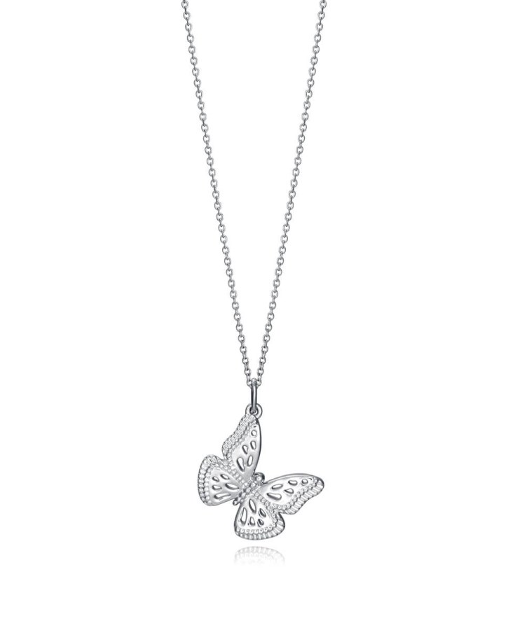 Viceroy Půvabný stříbrný náhrdelník motýl 61071C000-00 - Náhrdelníky