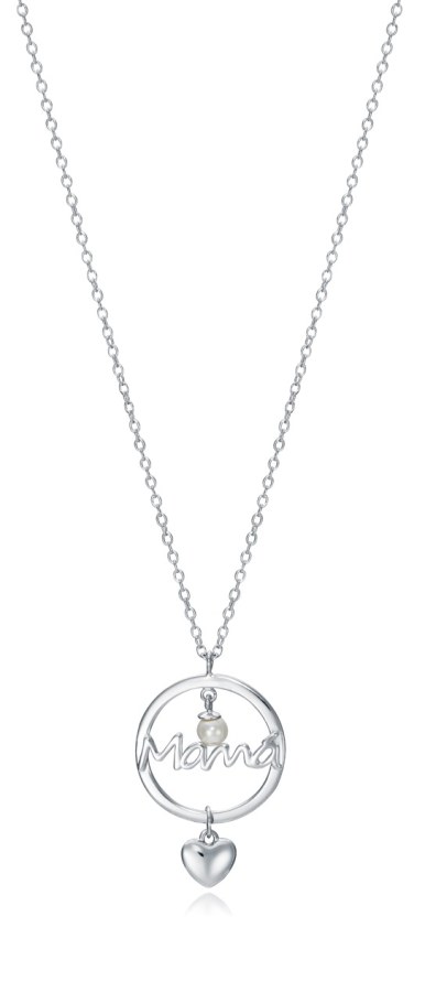 Viceroy Půvabný stříbrný náhrdelník pro maminku Dia Madre 13054C000-60 (řetízek, přívěsek) - Náhrdelníky