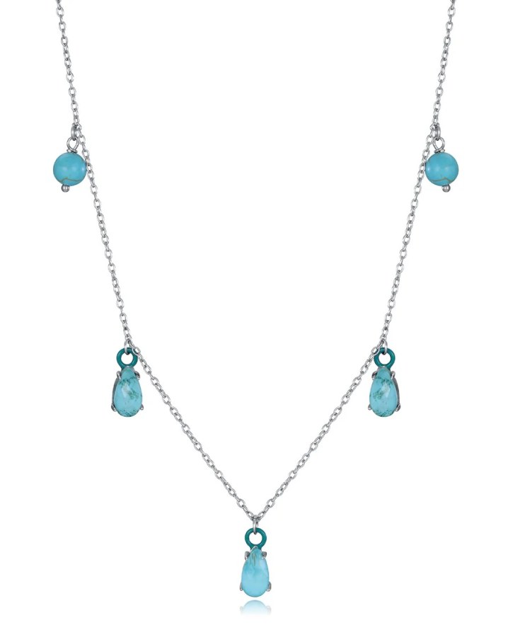 Viceroy Půvabný stříbrný náhrdelník s přívěsky Elegant 13197C000-93 - Náhrdelníky