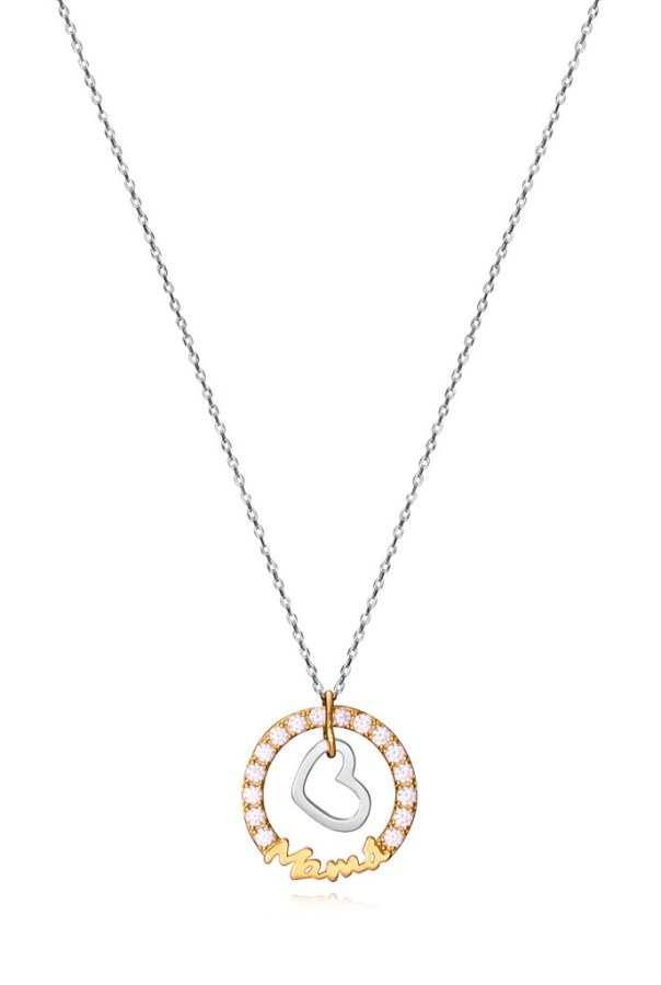 Viceroy Slušivý náhrdelník pro maminku 13152C000-30 (řetízek, přívěsek) - Náhrdelníky