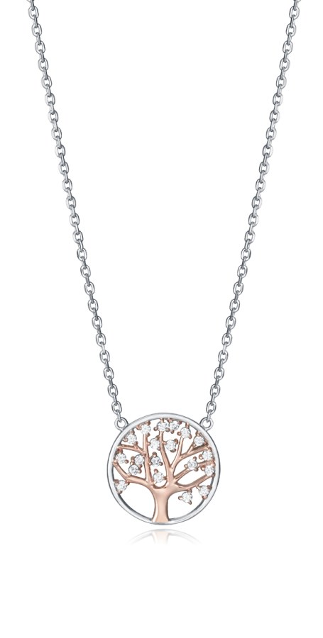 Viceroy Stříbrný bicolor náhrdelník Strom života Elegant 85028C100-30 - Náhrdelníky