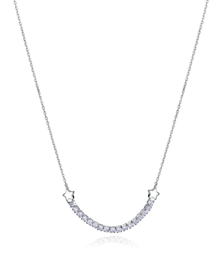 Viceroy Stříbrný dámský náhrdelník se zirkony Trend 13206C000-30 - Náhrdelníky