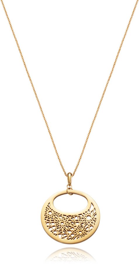Viceroy Pozlacený náhrdelník s výrazným přívěskem Chic 75115C01012