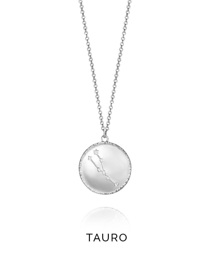 Viceroy Stříbrný náhrdelník znamení Býk Horoscopo 61014C000-38T - Náhrdelníky