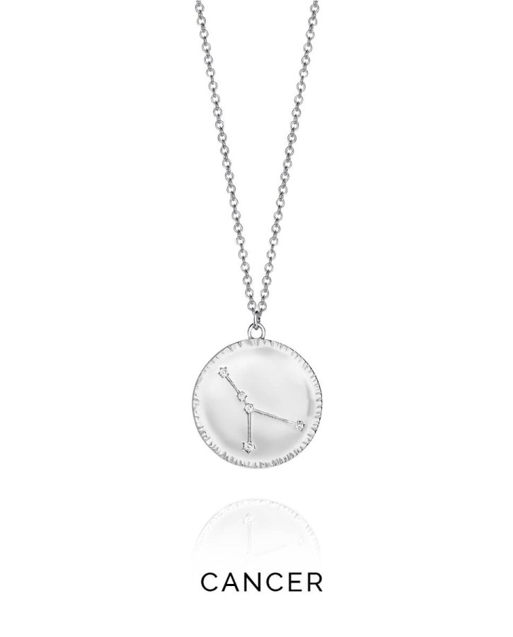 Viceroy Stříbrný náhrdelník znamení Rak Horoscopo 61014C000-38CA - Náhrdelníky