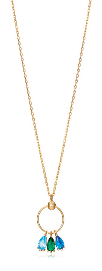 Viceroy Stylový pozlacený náhrdelník Elegant 13050C100-33 (řetízek, přívěsek) - Náhrdelníky