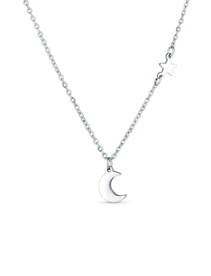 Vuch Náhrdelník s&nbsp;přívěskem měsíce Kiral Silver - Náhrdelníky