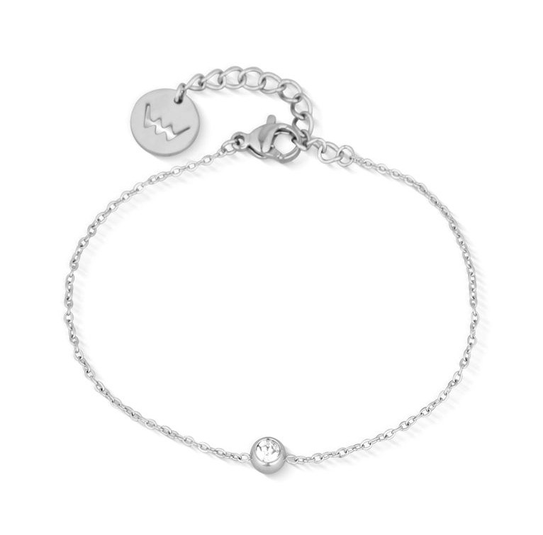 Vuch Něžný náramek s&nbsp;krystalem Gem Silver - Náramky Řetízkové náramky